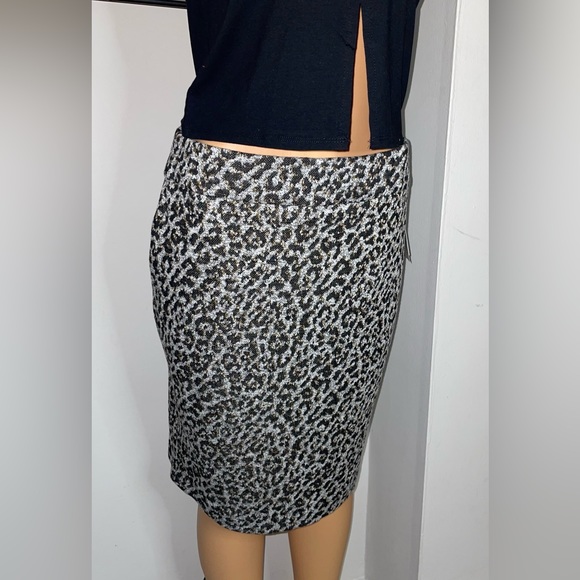 KASPER ANIMAL PRINT SKIRT SIZE M - Picture 7 of 9